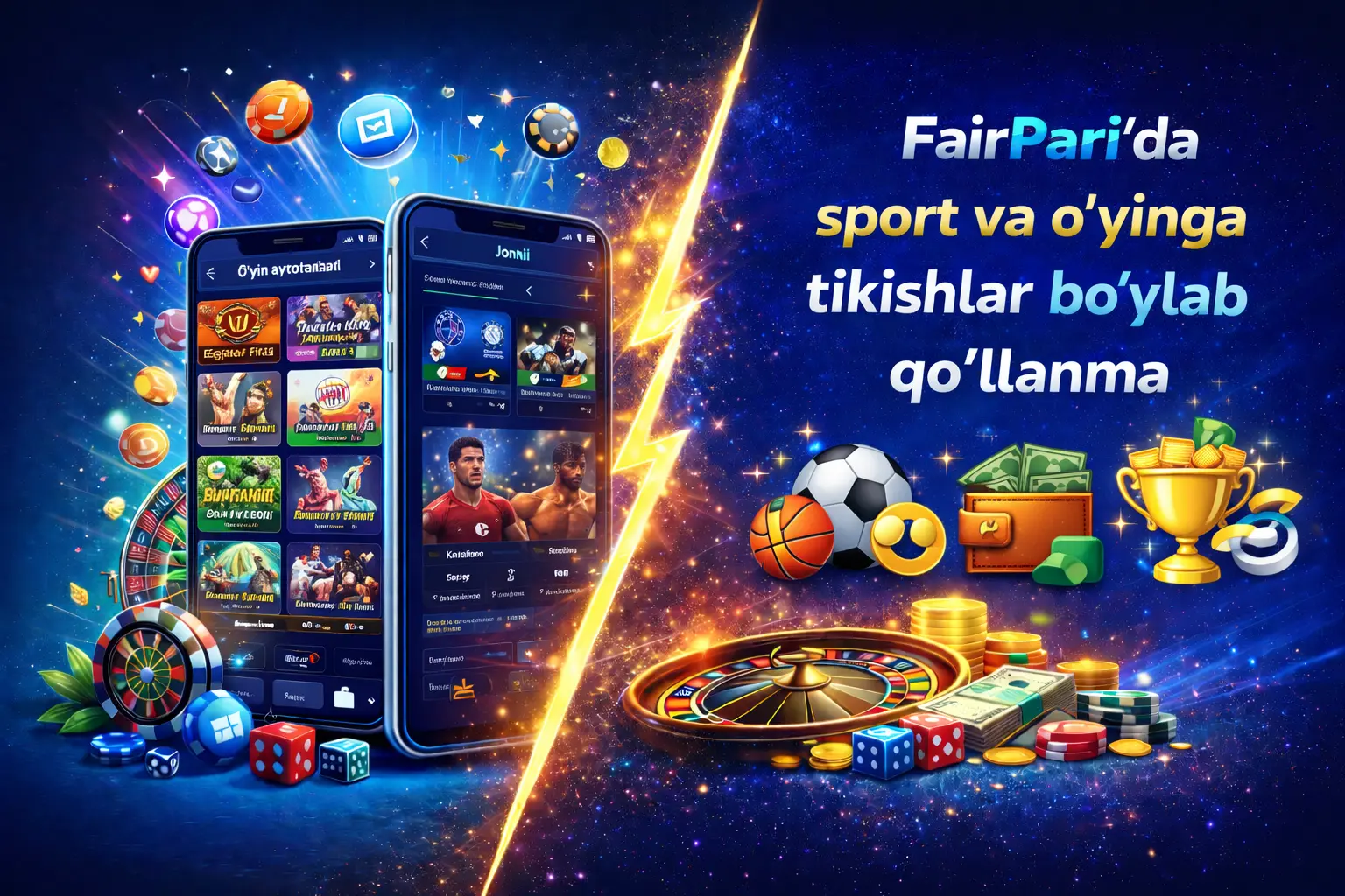 FairPari sport va o‘yinga tikishlar bo‘ylab qo‘llanma